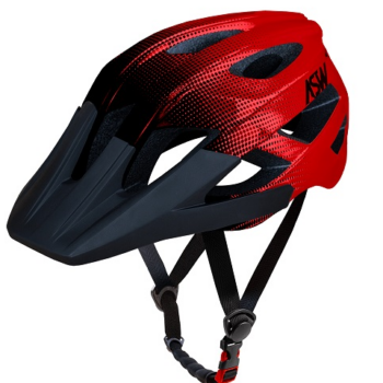 CAPACETE ASW BIKE ACCEL DOTS VERMELHO "P/M"