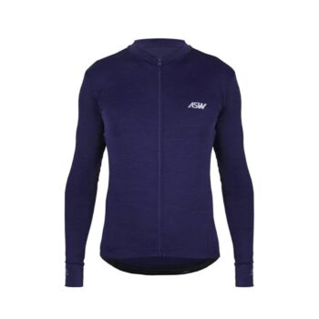 Camisa Ciclismo Manga Longa ASW Essentials Masculina Azul Marinho "G"