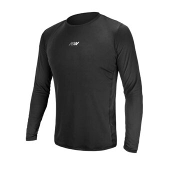 Camisa ASW Segunda Pele Manga Longa 21 Preta G