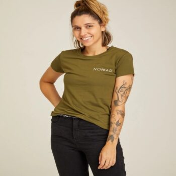 Camisa Casual Trail Building Verde Feminina P Nomad