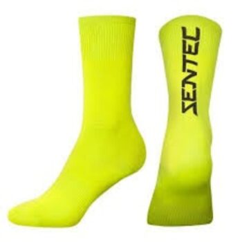 Meia Longa Sentec Performance 18cm Verde Neon
