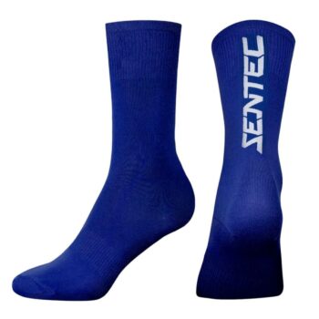 Meia Longa Sentec Performance 18cm Azul Escuro