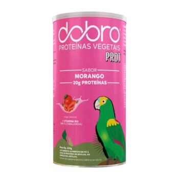Proteína Dobro Morango 450g – Nutrição e Sabor para Seus Treinos