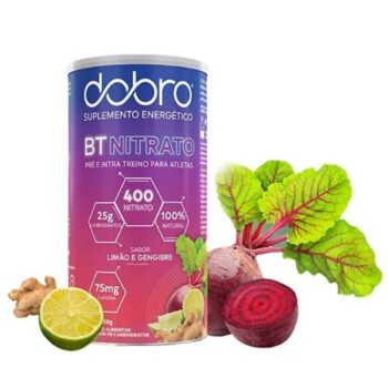 BT Nitrato Limão e Gengibre 450g - Dobro de Energia com Cafeína