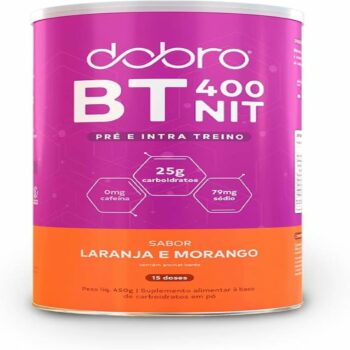 BT Nitrato Laranja com Morango 450g - Energia Dobrada com Cafeína