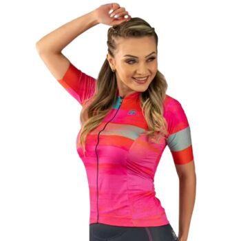 Camisa Feminina Basic Spring Rosa/Salmão GG Free Force