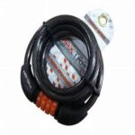 Cadeado Espiral com Segredo 6x1000mm Preto Maxtrava