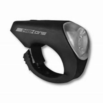 Farol Plástico 1 LED 40 Lumens 3 Funções USB Preto High One