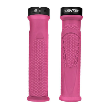Manopla MTB 130mm com Trava Rosa Sentec