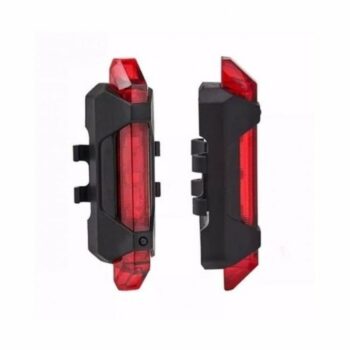 Vista Light Traseiro 5 Funções com Recarga USB - Preto - High One