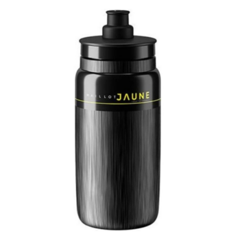 Garrafa Plástico Fly Tex 550ml Maillot Jaune Preto – Praticidade e Design para Seu Pedal