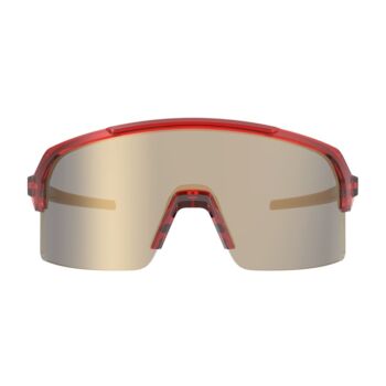 Óculos HB Edge Gloss Red Apple Gold Chrome – Alta Performance e Estilo
