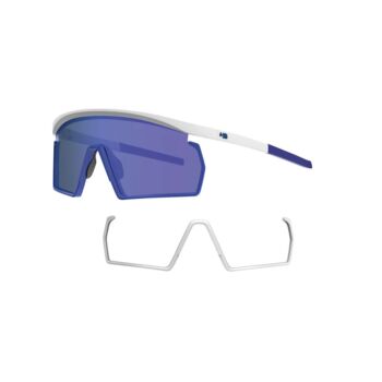 Óculos HB Spinner G P White/G P White + Roy Blue Blue Chrome – Performance e Estilo em Alta Definição
