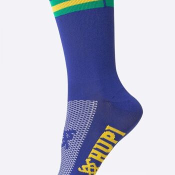 Meia HUPI Brasil 3.0 – Conforto e Estilo para Seus Pedais