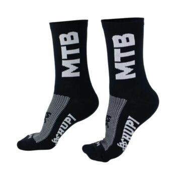 Meia HUPI MTB 2 Preto – Conforto e Performance para o Mountain Bike