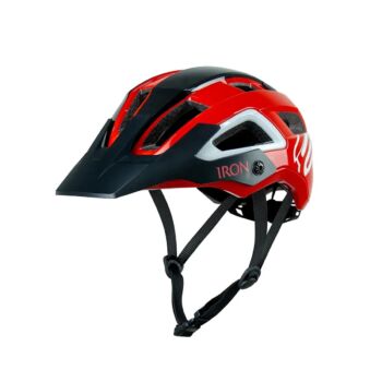 Capacete ASW Bike Iron Vermelho Preto P/M