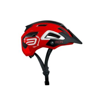 CAPACETE ASW BIKE IRON VERMELHO PRETO "P/M"
