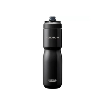 Garrafa Podium Vacuum 650ml Aço Inox Preto
