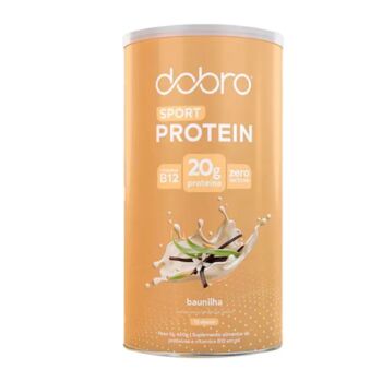 Proteína Dobro Sabor Baunilha 450g – Clássico e Nutritivo