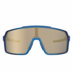 Óculos HB Grinder Metallic Blue Gold Chrome – Estilo e Performance em Cada Pedal