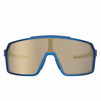 Óculos HB Grinder Metallic Blue Gold Chrome – Estilo e Performance em Cada Pedal