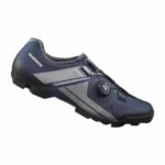 Sapatilha MTB Shimano SH-XC300 Azul Escuro – Performance e Conforto para Trilhas