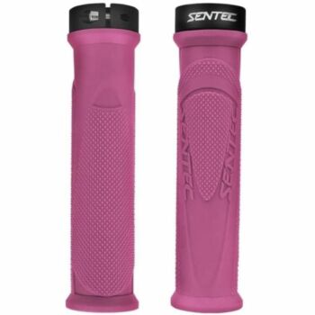 Manopla MTB 130mm com Trava Rosa Sentec