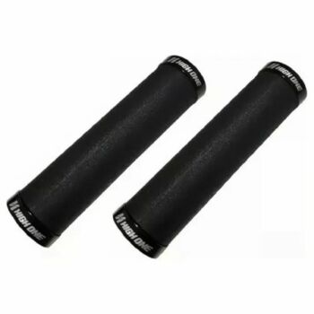 Manopla de Silicone MTB 130mm com Trava Preta High One