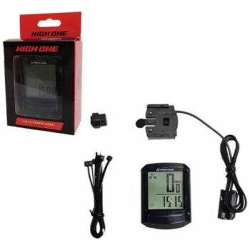 Ciclo Computador High One 15 Funções com Fio e Luz Preto