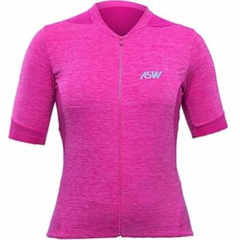 Camisa Ciclismo ASW Essentials Feminina Rosa Pink "G"