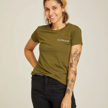 Camisa Casual Trail Building Verde Feminina M Nomad