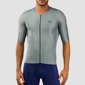 Camisa de Ciclismo Masculino Training Gray Cinza"G" FREE FORCE