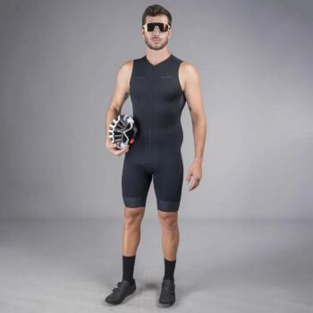 Macaquinho Triathlon Woom Carbon Storm Masculino M – Preto